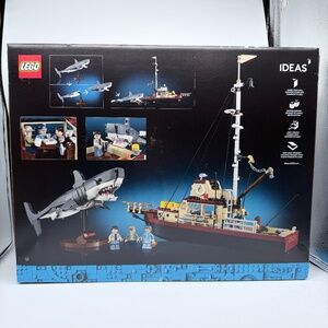 LEGO Ideas JAWS 21350 Orca Boat Shark Set 1497 pcs New Sealed